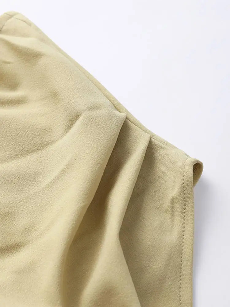 Vestido largo plisado de retales para mujer, vestido elegante negro con medio cuello alto, manga corta, vestidos de cintura alta, batas de calle para oficina