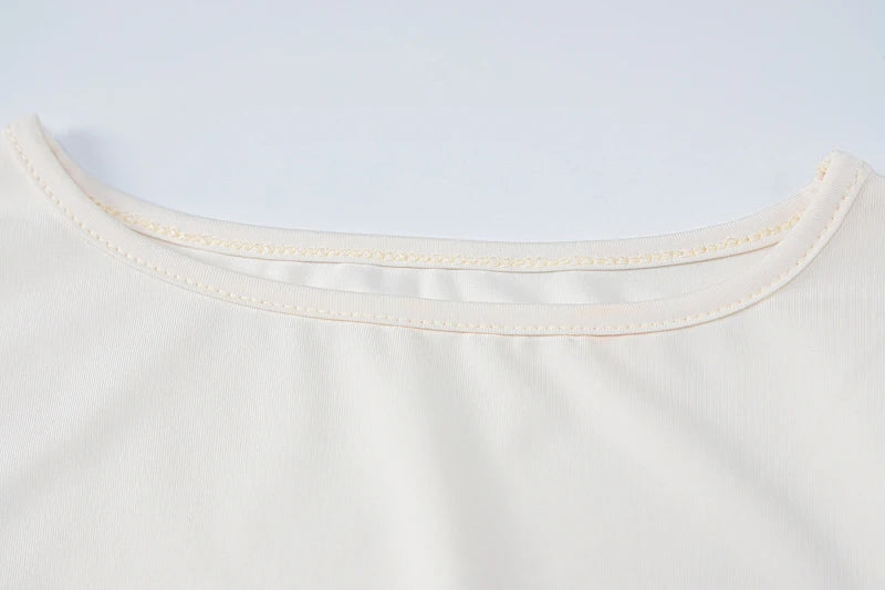 Vestido largo de manga larga con cuello redondo para mujer, ropa informal drapeada, Irregular, Sexy, ajustada, para otoño, Y2K, 2023