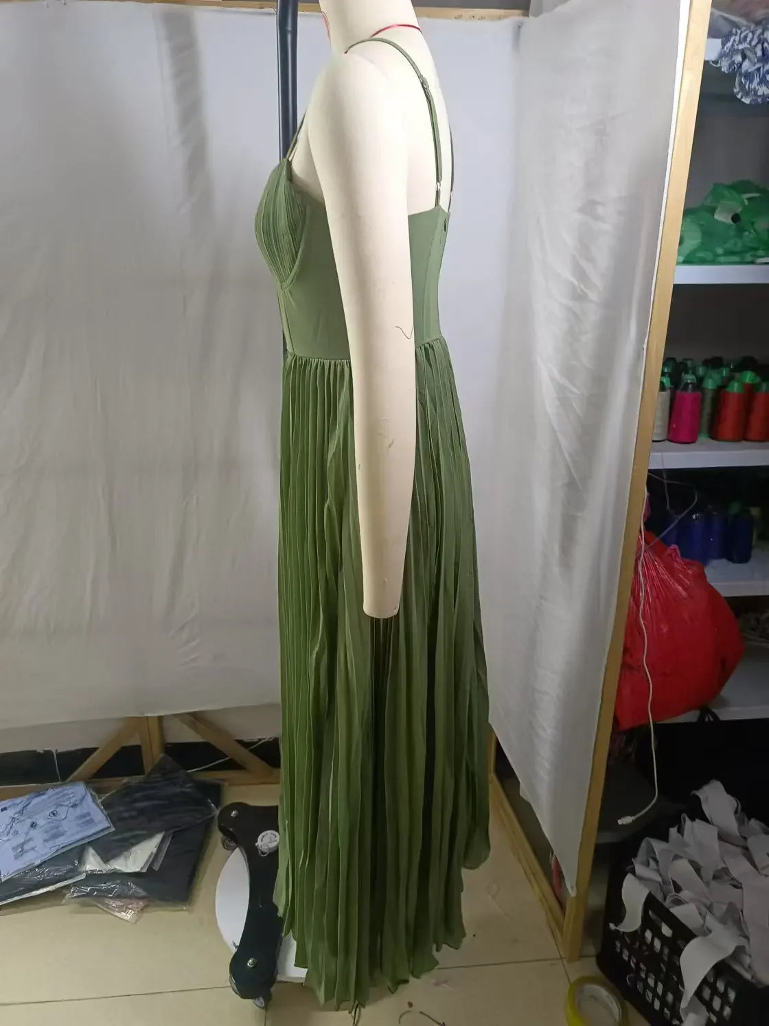 Vestido de noche Sexy, recién llegado, espalda abierta, largo, sin mangas, escote en V profundo, vestido adelgazante, suaviza tu silueta, vestido de dama de honor para mujer